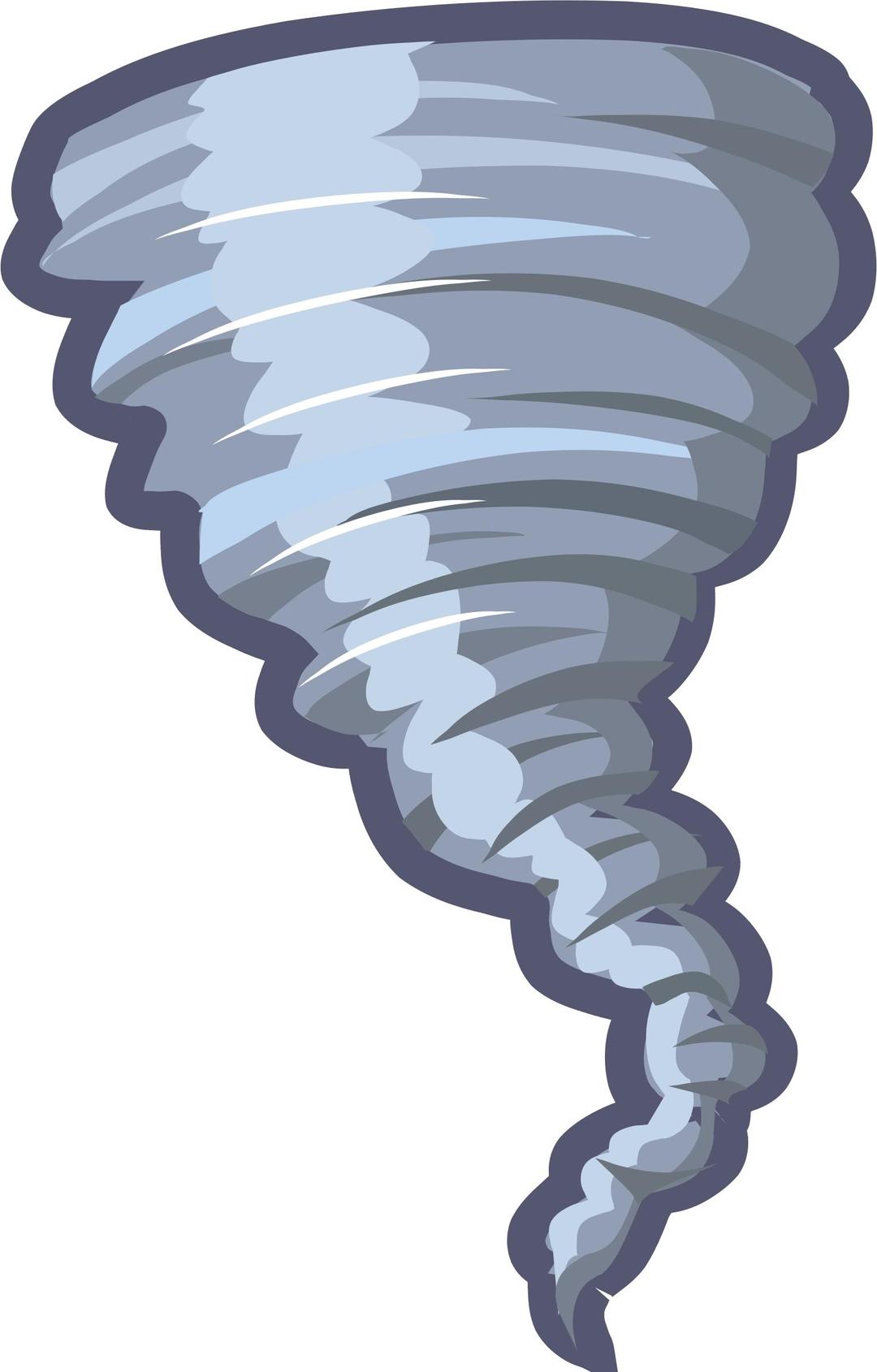 Cartoon Tornado Animation png transparent