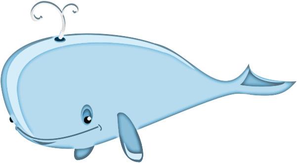 Cartoon Whale Clipart png transparent