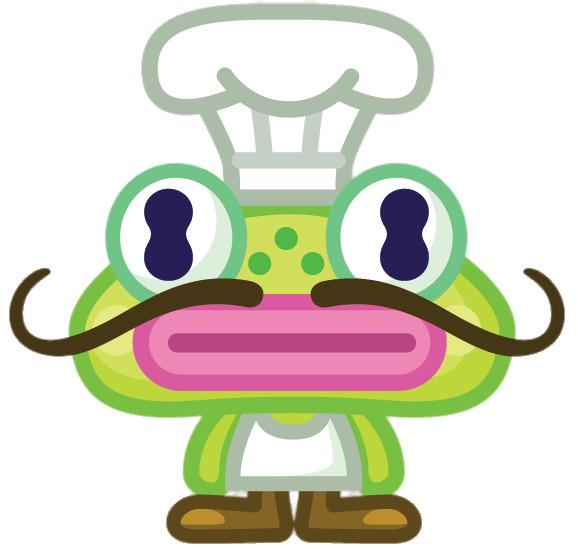 Casey the Croaky Cook png transparent