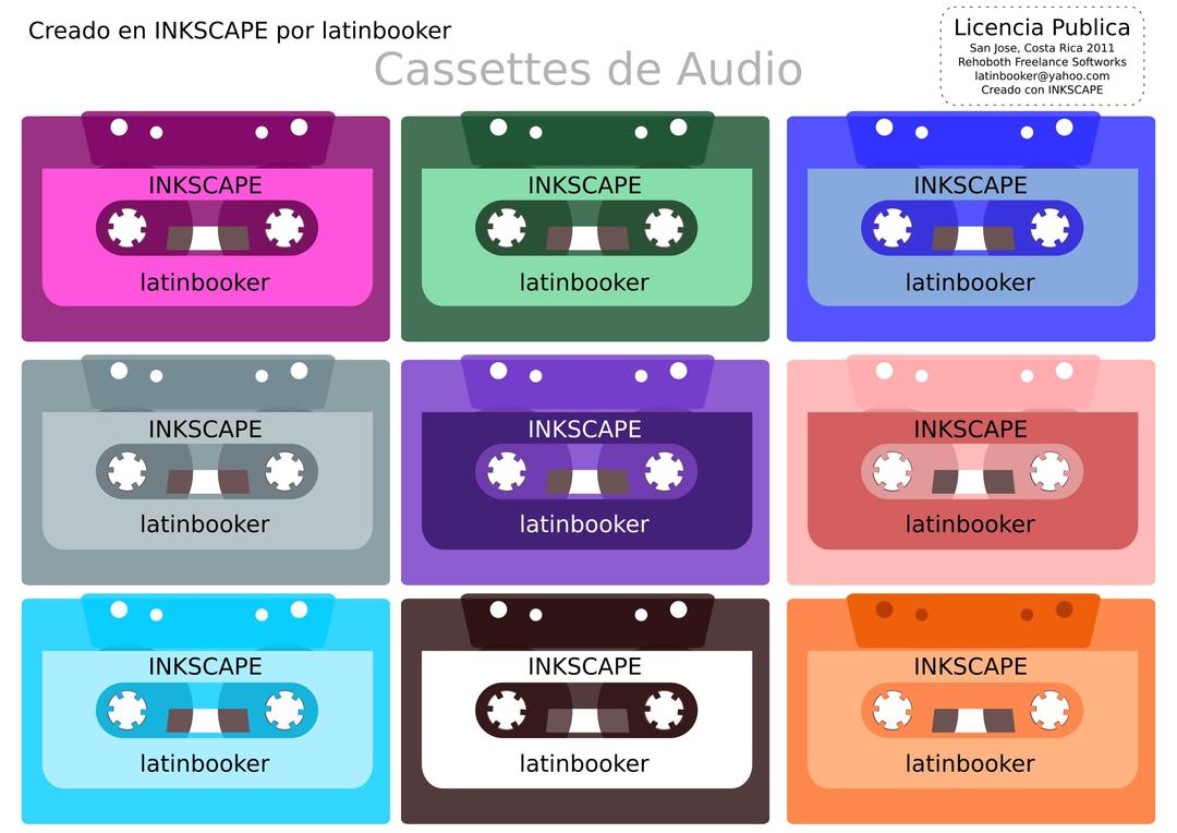 Cassettes de Audio png transparent