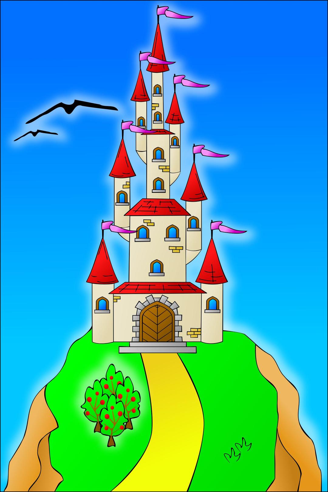 Castle on the Hill png transparent