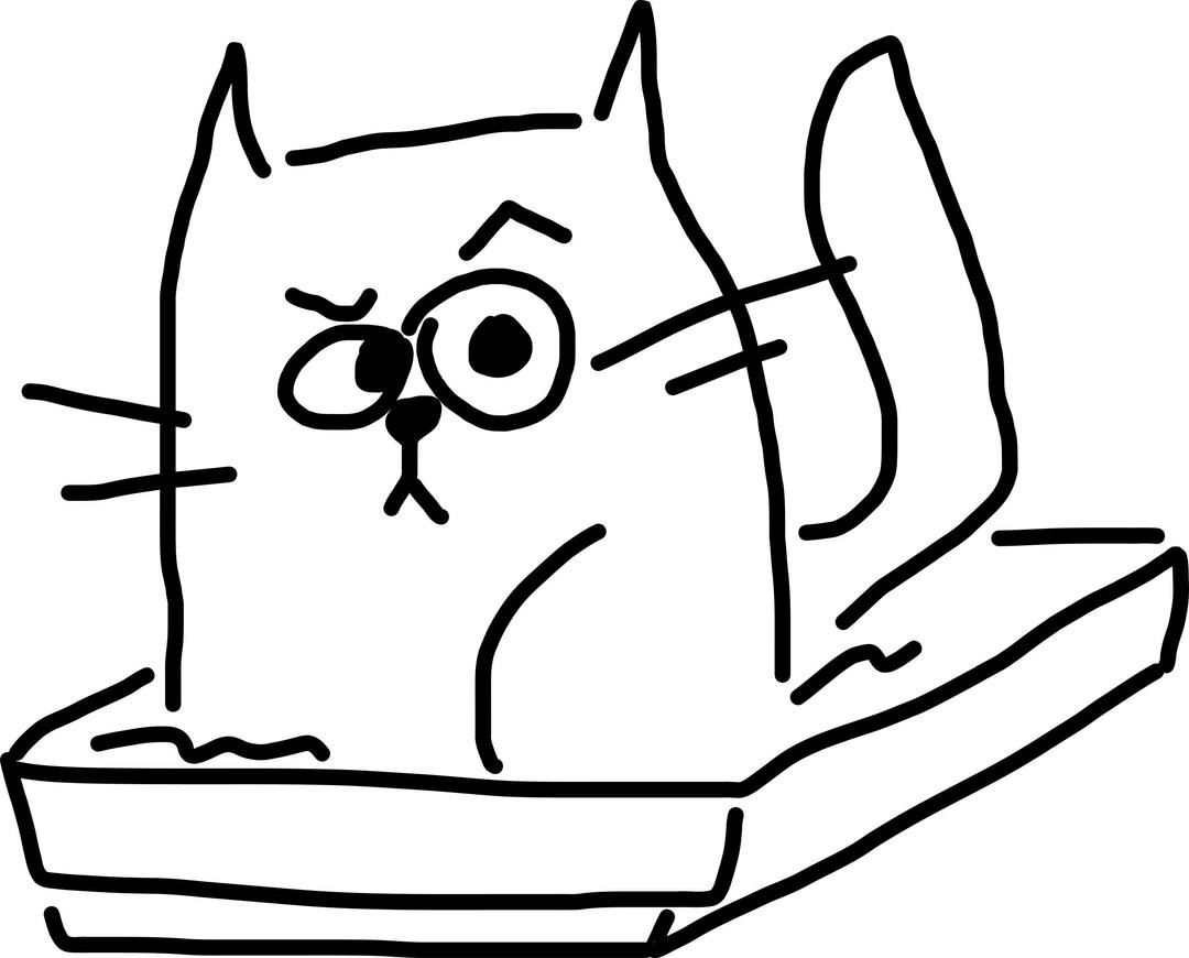 Cat in the litter box png transparent