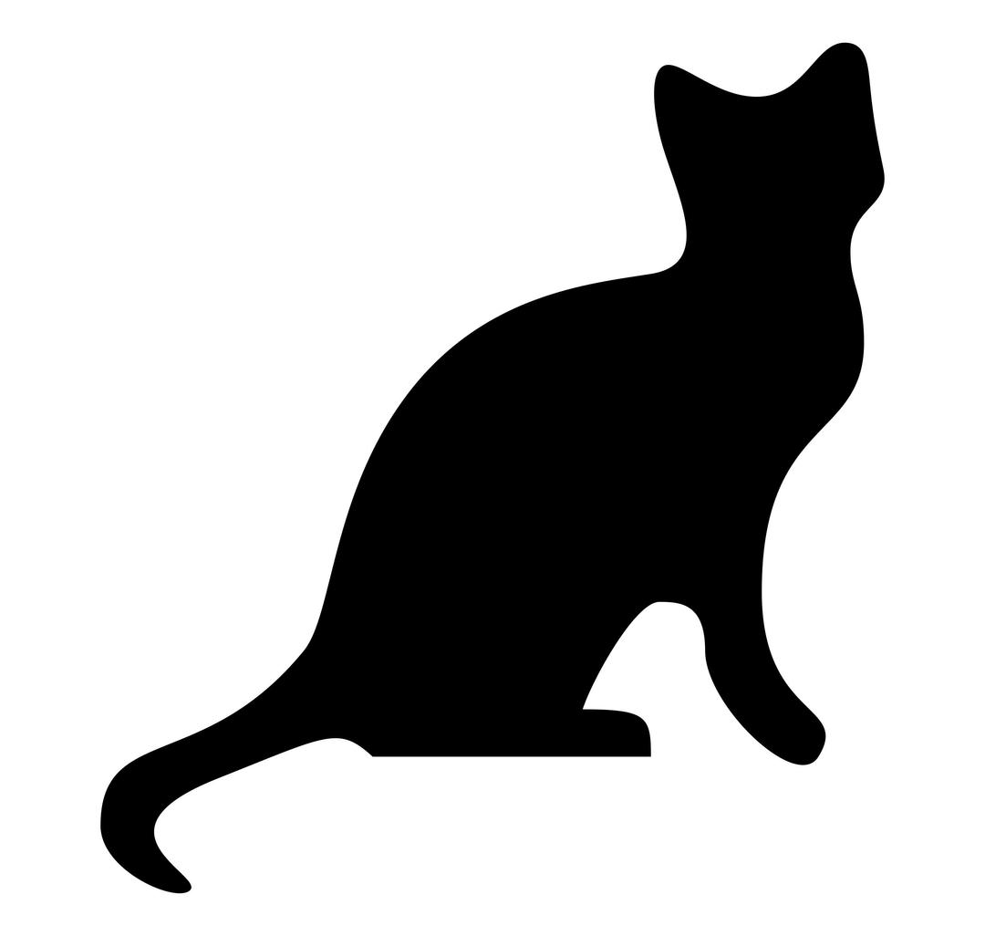 cat silhouette png transparent
