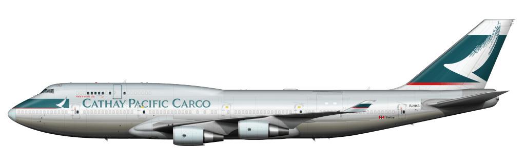 Cathay Pacific Boeing 747 png transparent