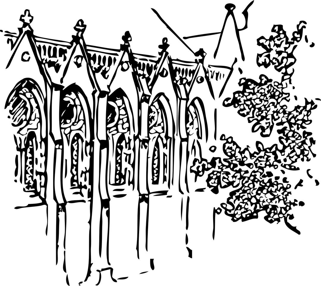 cathedral detail png transparent