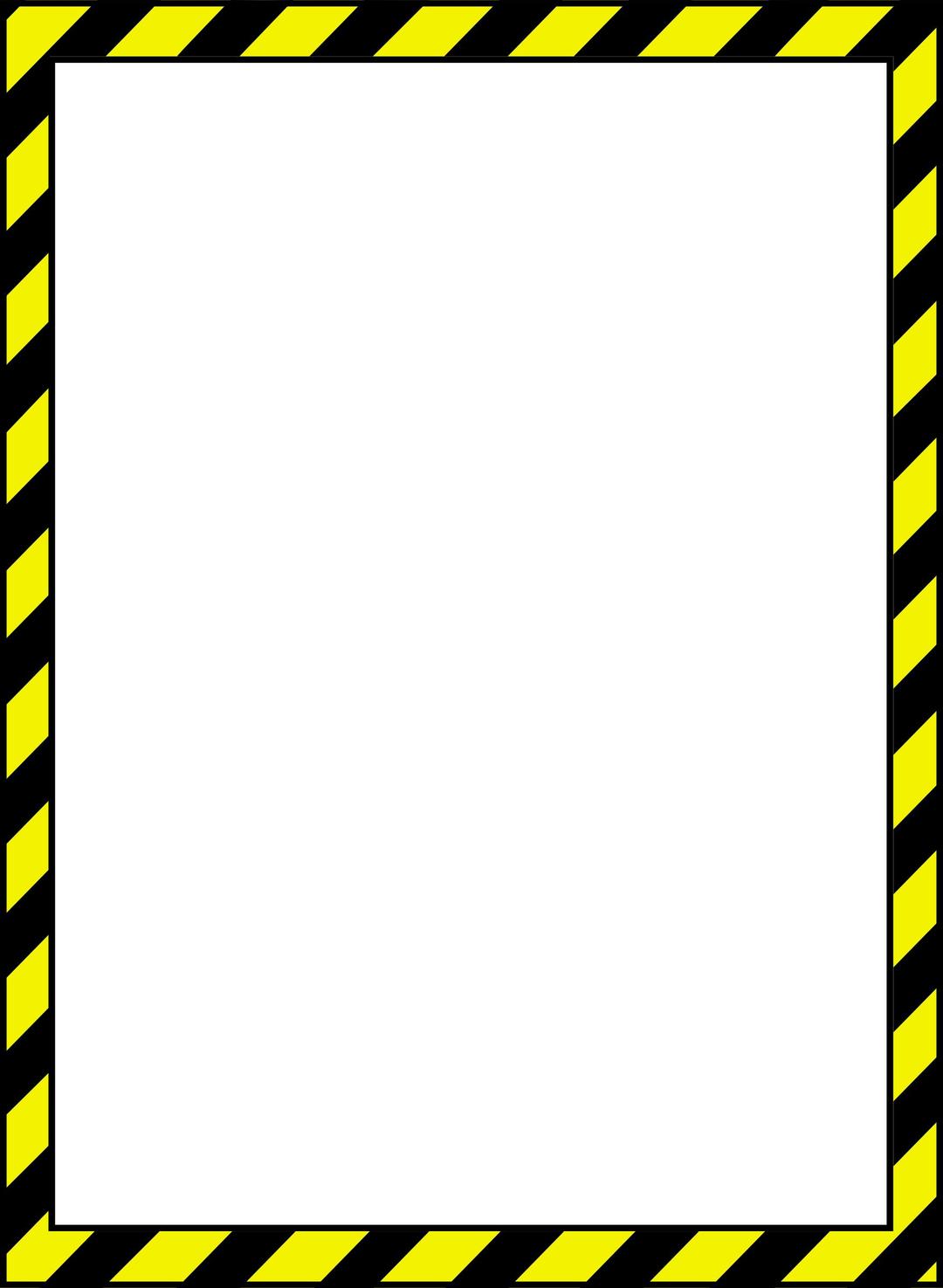 Caution Border 2 png transparent