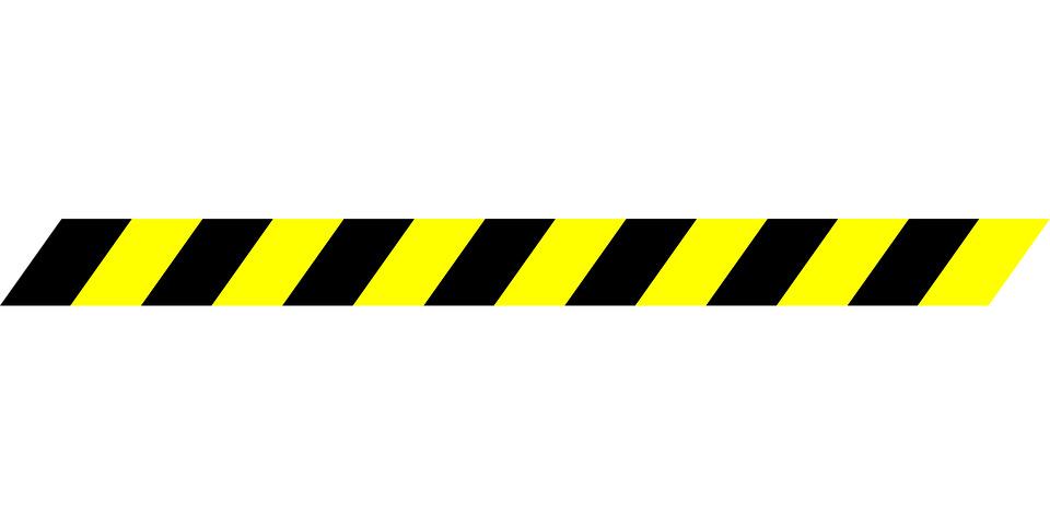 Caution Tape Stripes png transparent