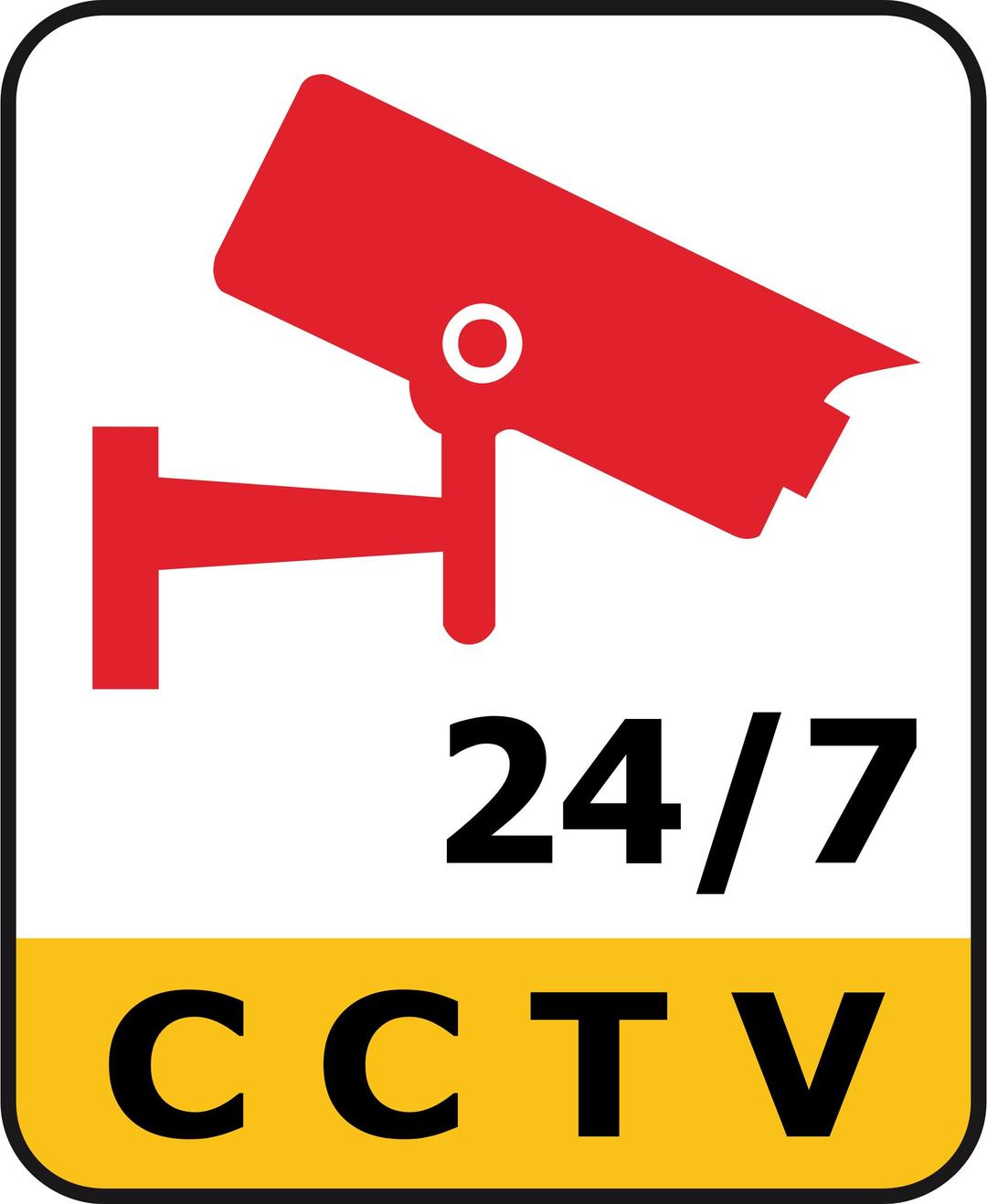 CCTV 24/7 Camera Surveillance png transparent