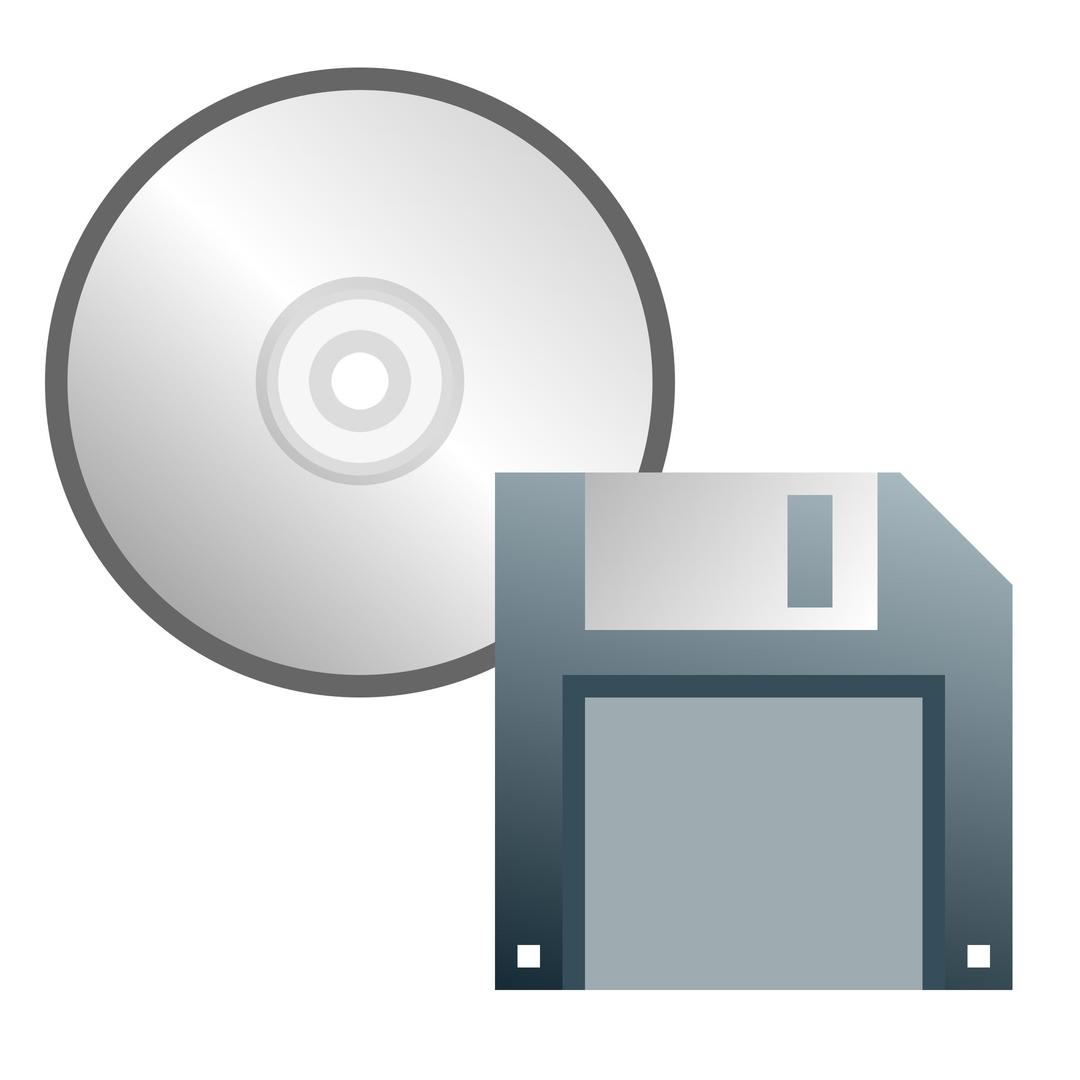 CD or floppy disk icon png transparent