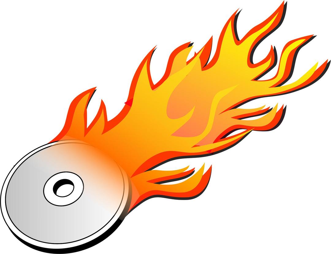 CD/DVD burn png transparent