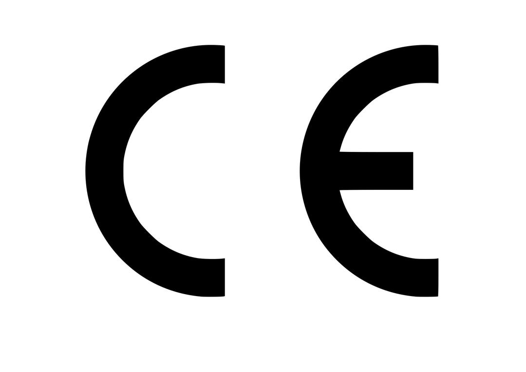 CE mark (official) png transparent