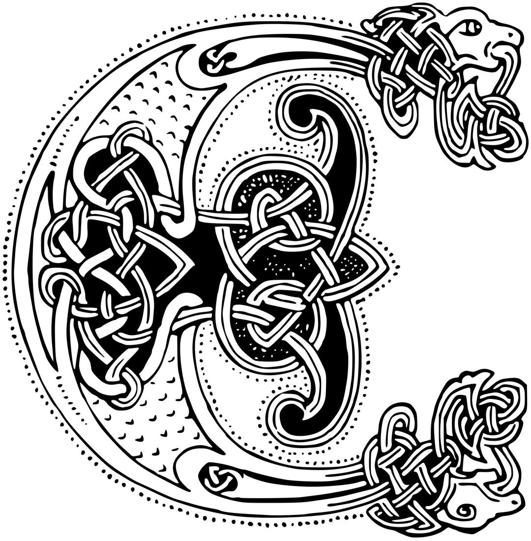 Celtic design png transparent