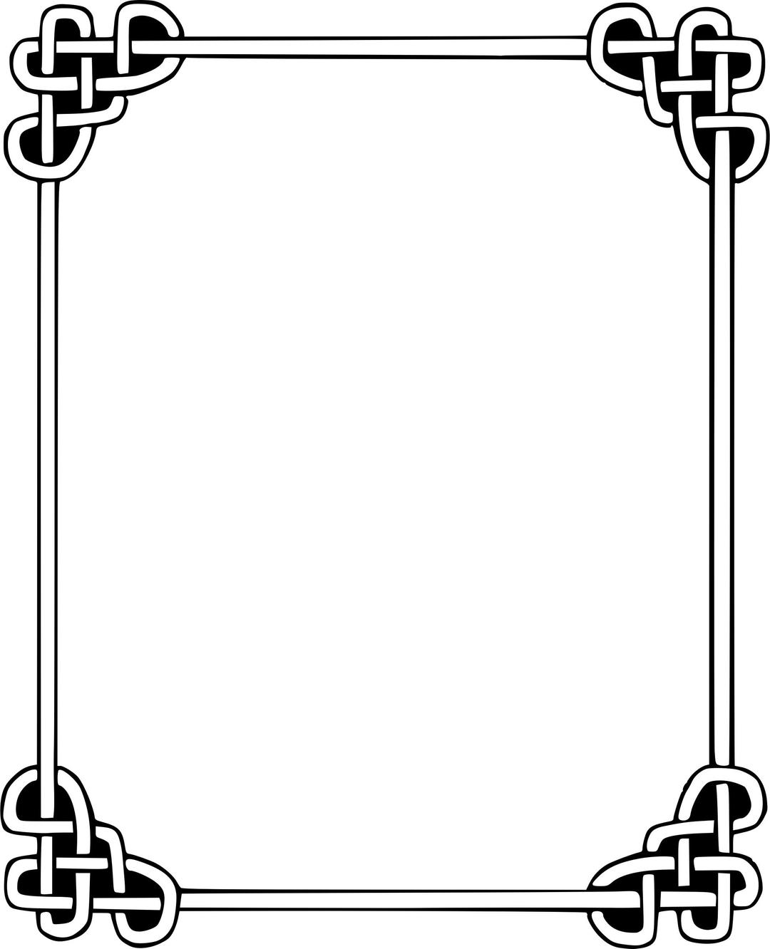 Celtic frame png transparent