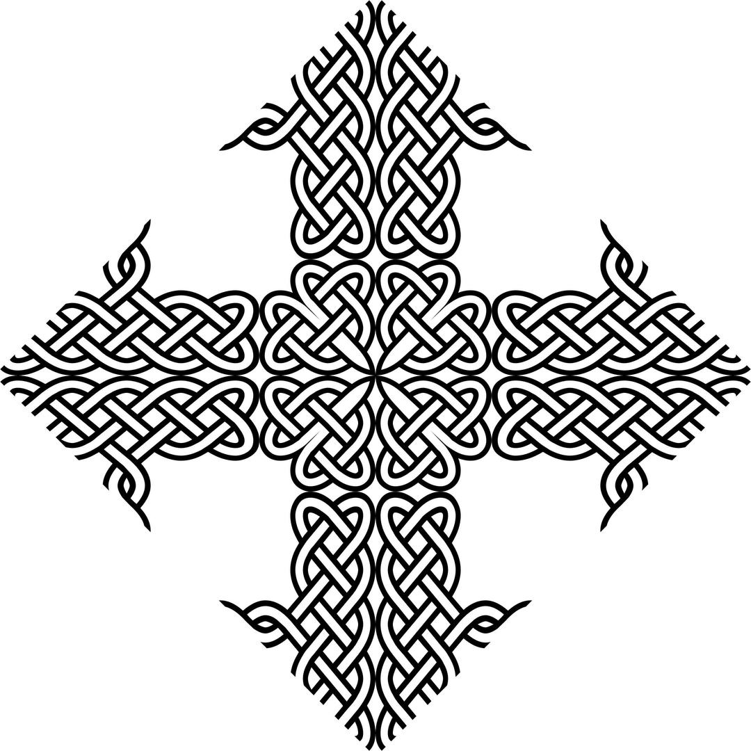 Celtic Knot Cardinal Directions png transparent
