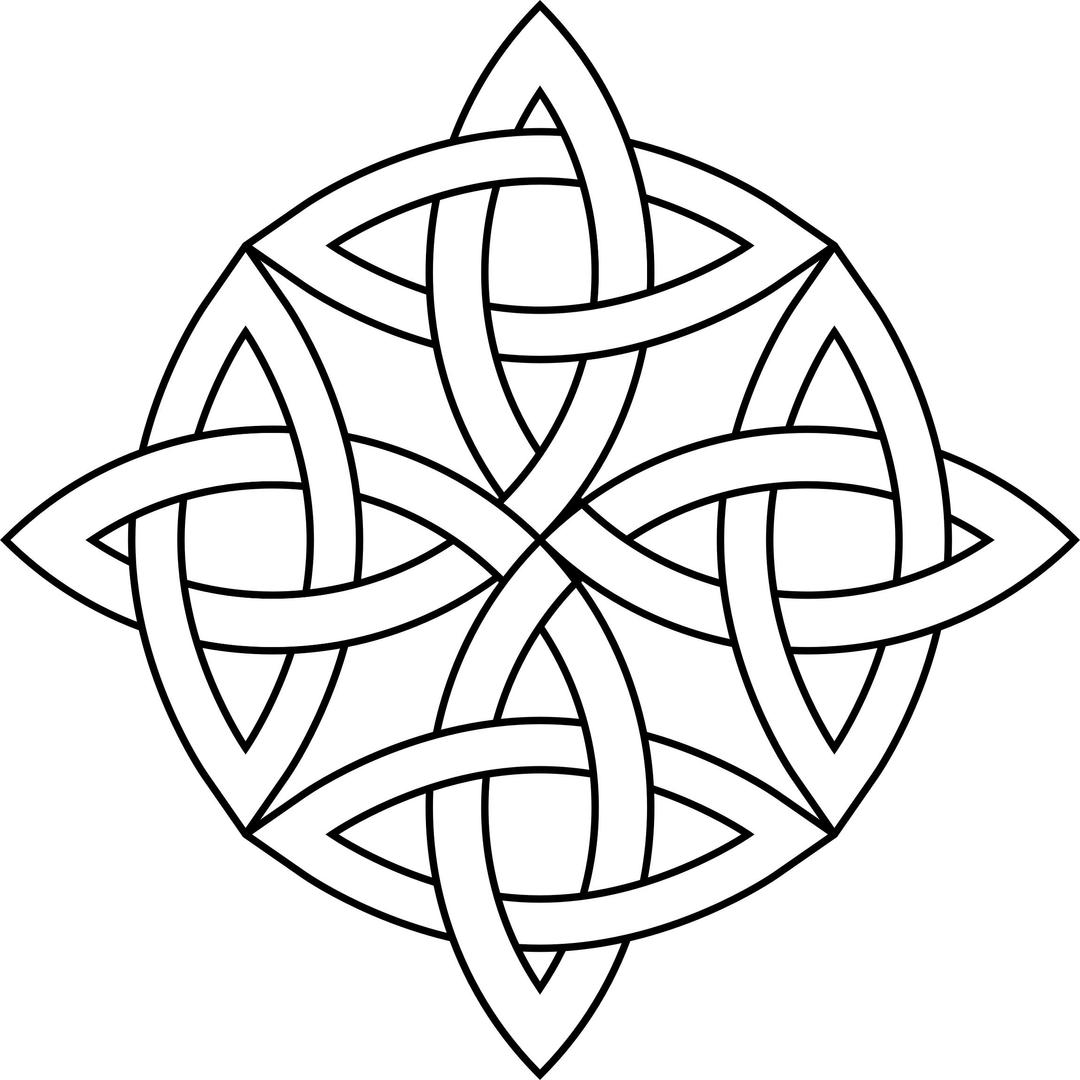 Celtic Knot Circle png transparent