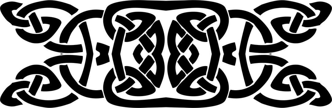 Celtic Knot Line Art Divider png transparent