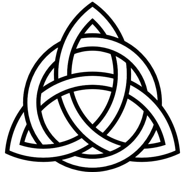 Celtic Knot Simple Tattoo png transparent