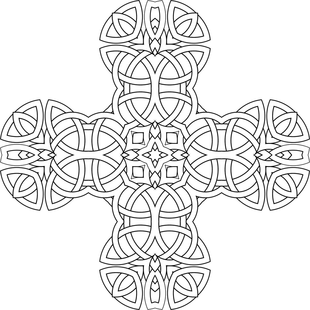 Celtic Knot's Revenge Cross png transparent