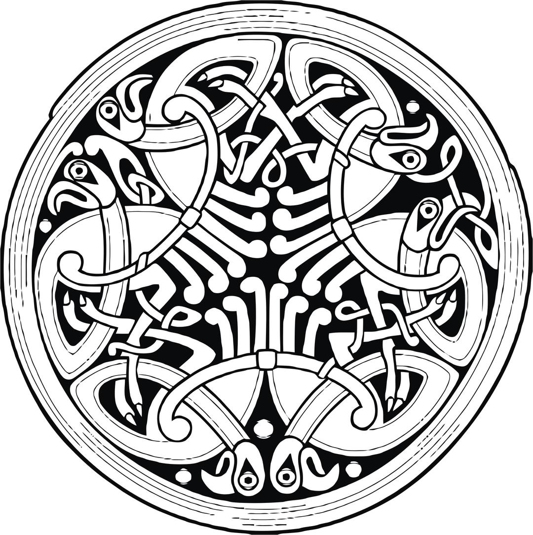 Celtic Ornamental Circle png transparent