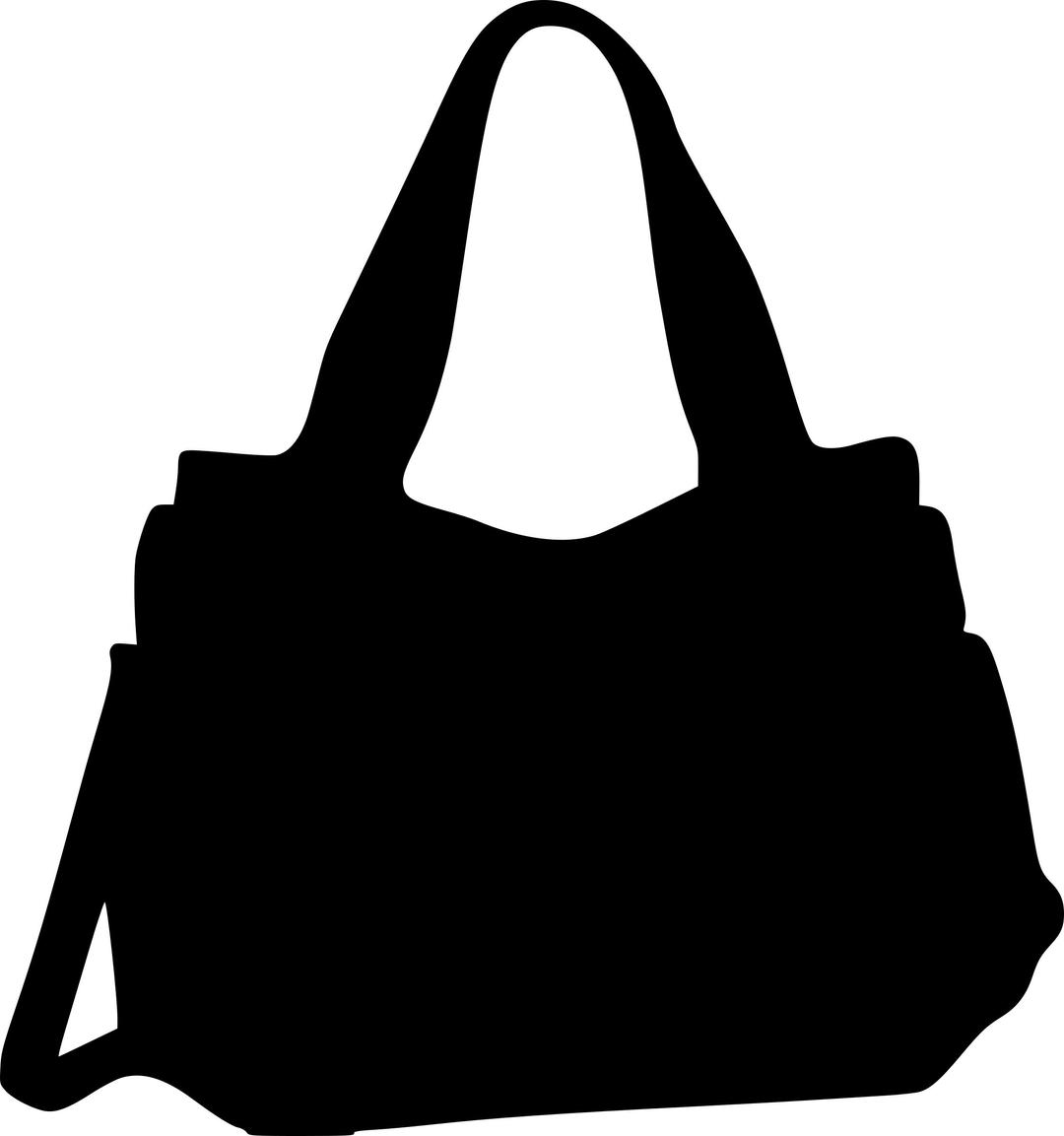 Ceso orange handbag silhouette png transparent