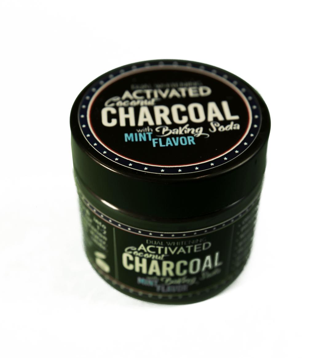 Charcoal Teeth Whitening Powder Mint Flavor png transparent