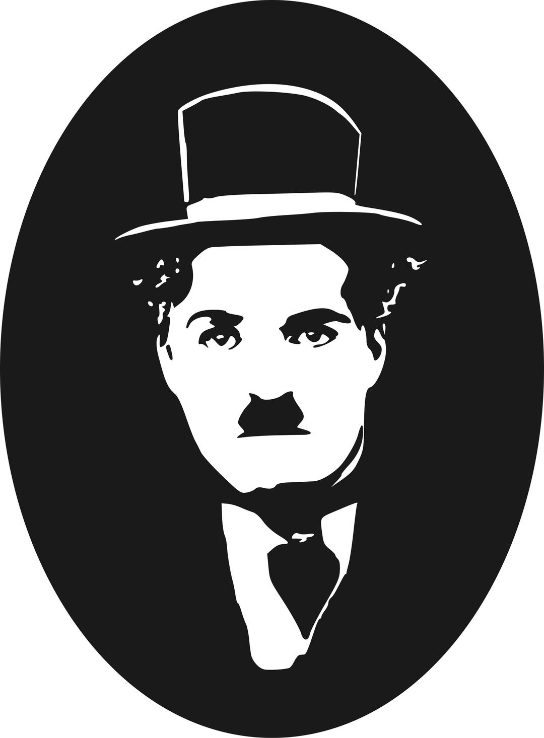 Charlie Chaplin Vignette png transparent