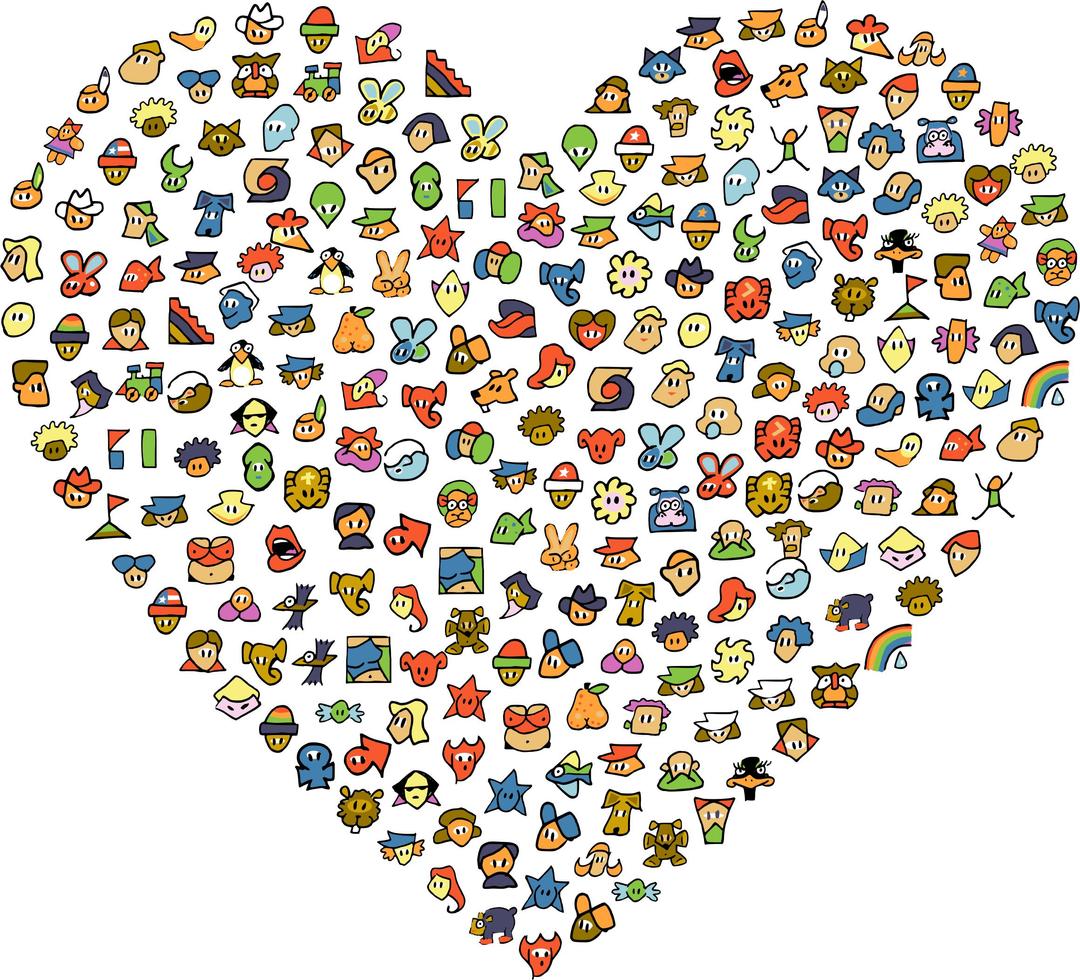Chat Avatar Icons Heart png transparent