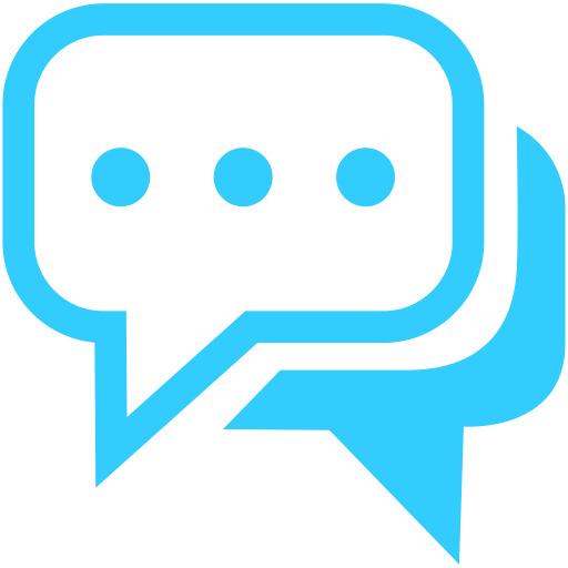 Chat Duo Rounded Square Bubbles png transparent