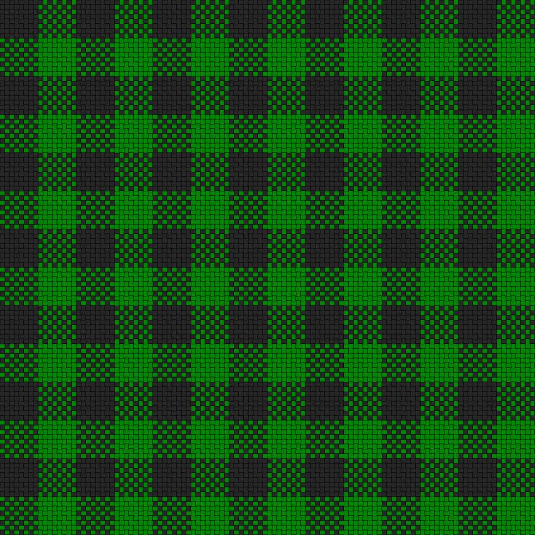 Checker Plaid Cloth Black Green png transparent