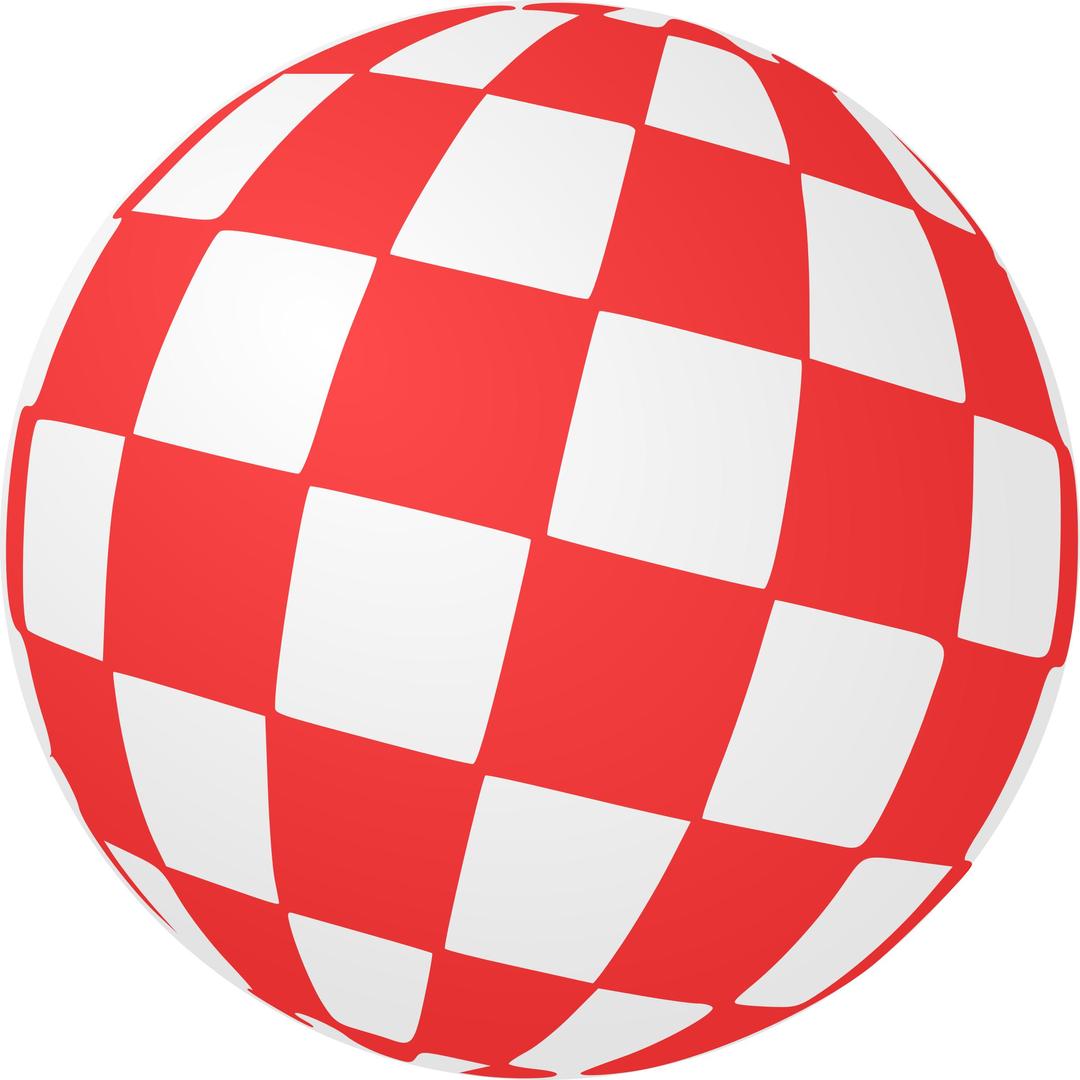 Checkered Ball png transparent