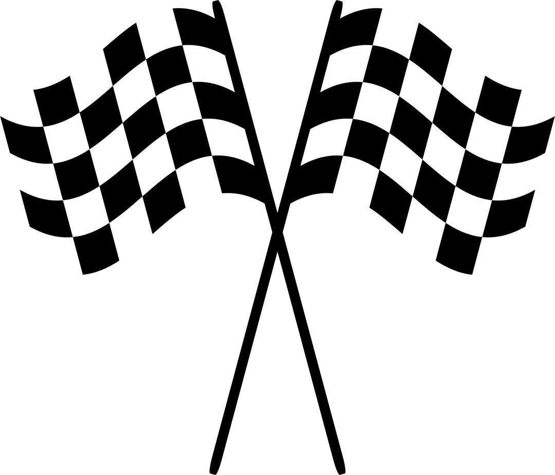 Checkered Racing Flags png transparent