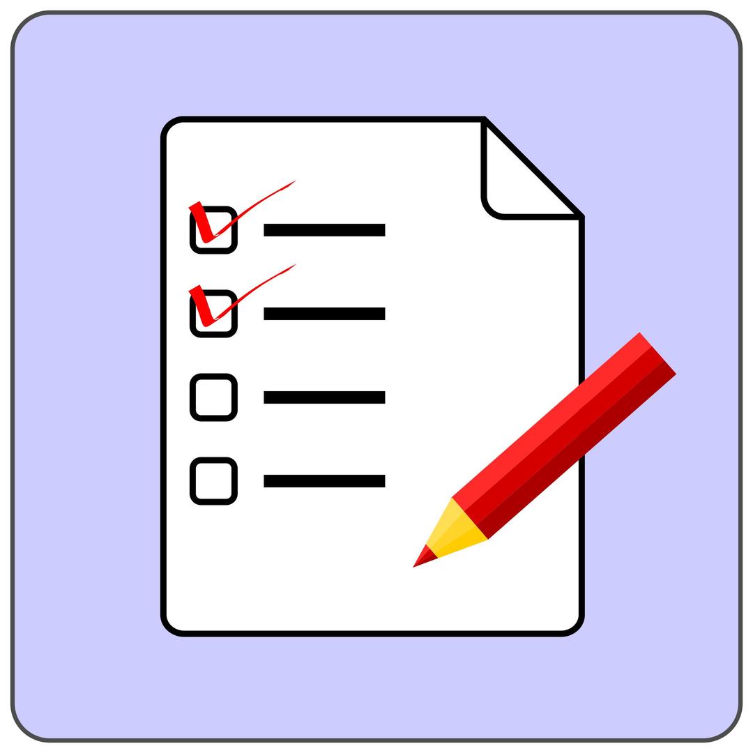 Checklist icon png transparent
