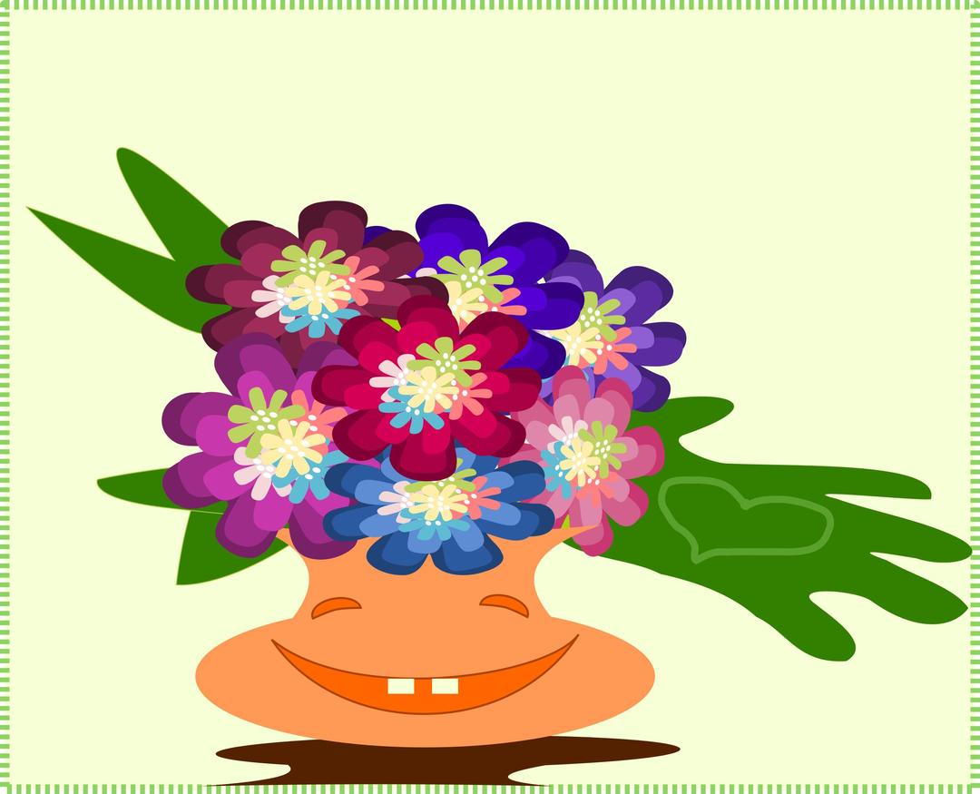 cheerful bouquet png transparent