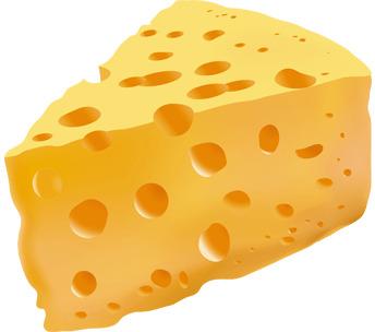 Cheese Gruyere Slice png transparent