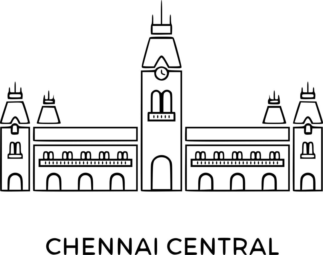 Chennai Central  png transparent