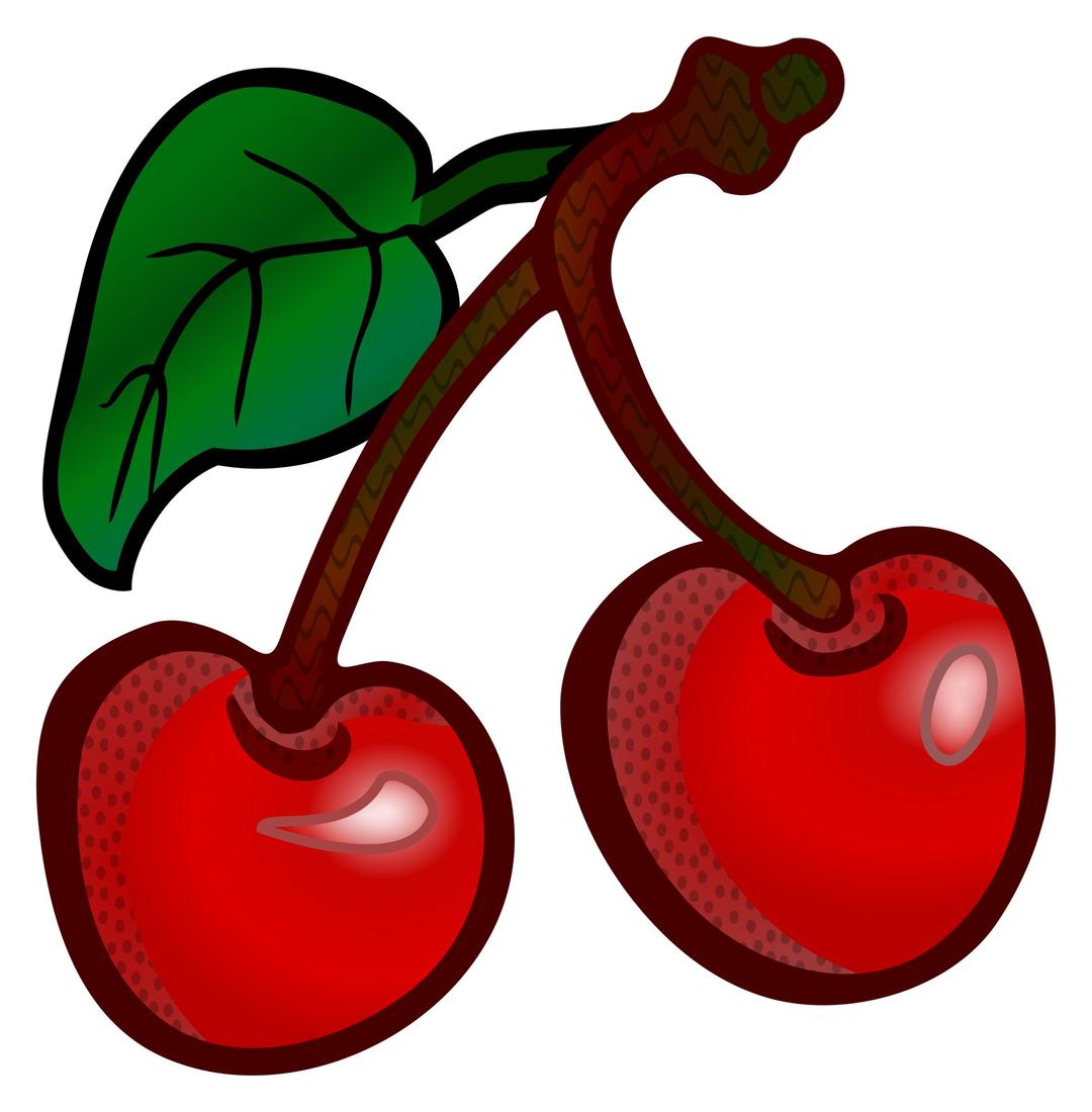 cherries - coloured png transparent