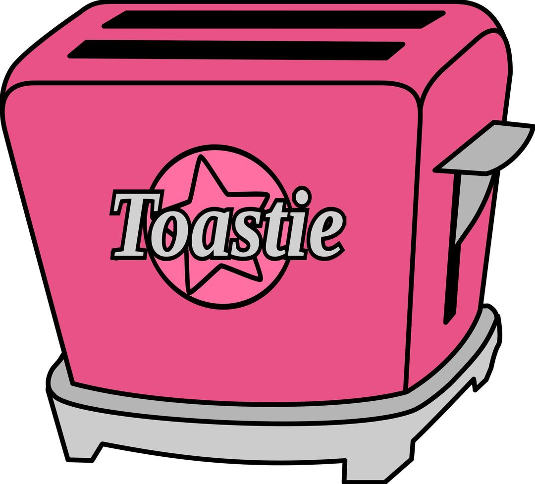 Cherry chrome 1950s style toaster png transparent