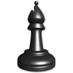 Chess Bishop png transparent
