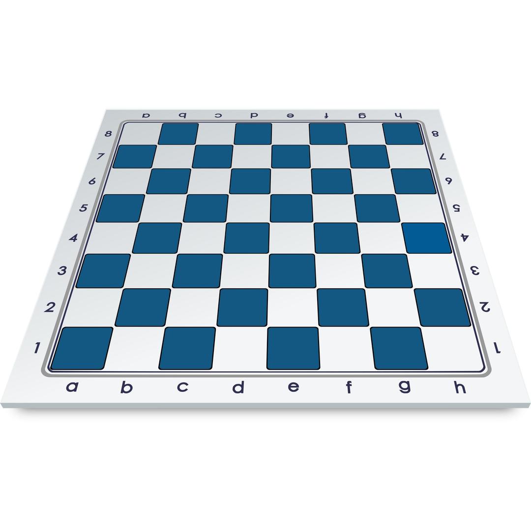 Chess Board in Frontal Perspective / Tablero en Perspectiva Frontal png transparent