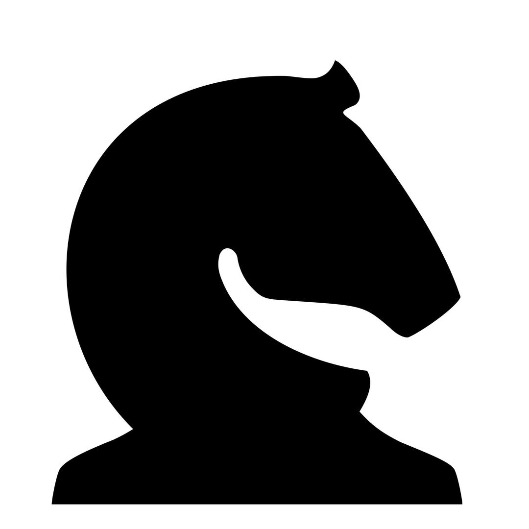 Chess Piece Silhouette - Black Knight / Caballo Negro png transparent