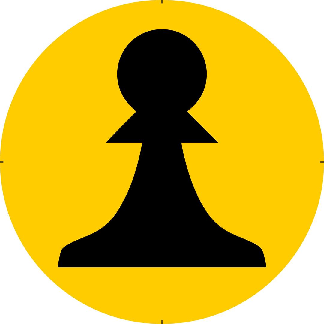 Chess Piece Symbol – Black Pawn – Peón Negro png transparent