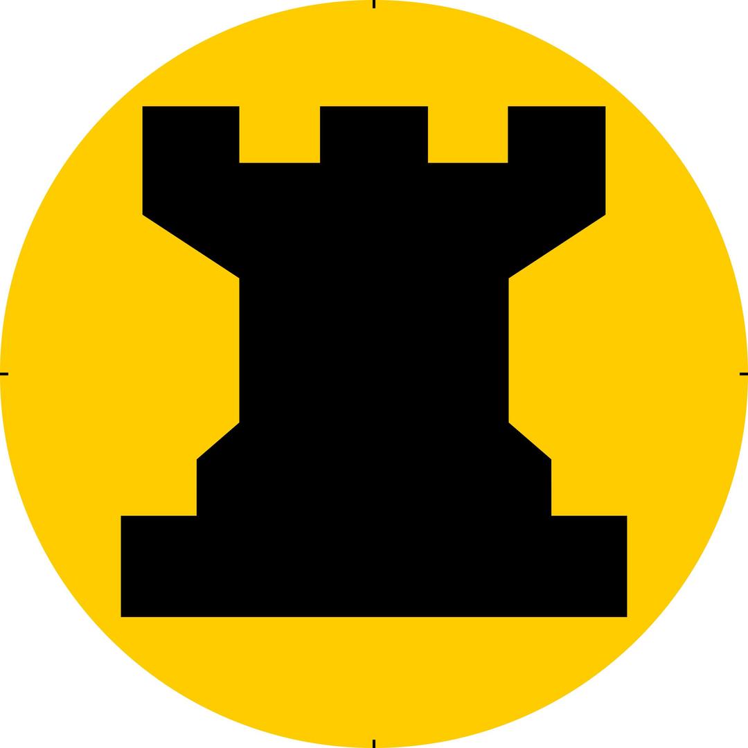 Chess Piece Symbol – Black Rook – Torre Negra png transparent