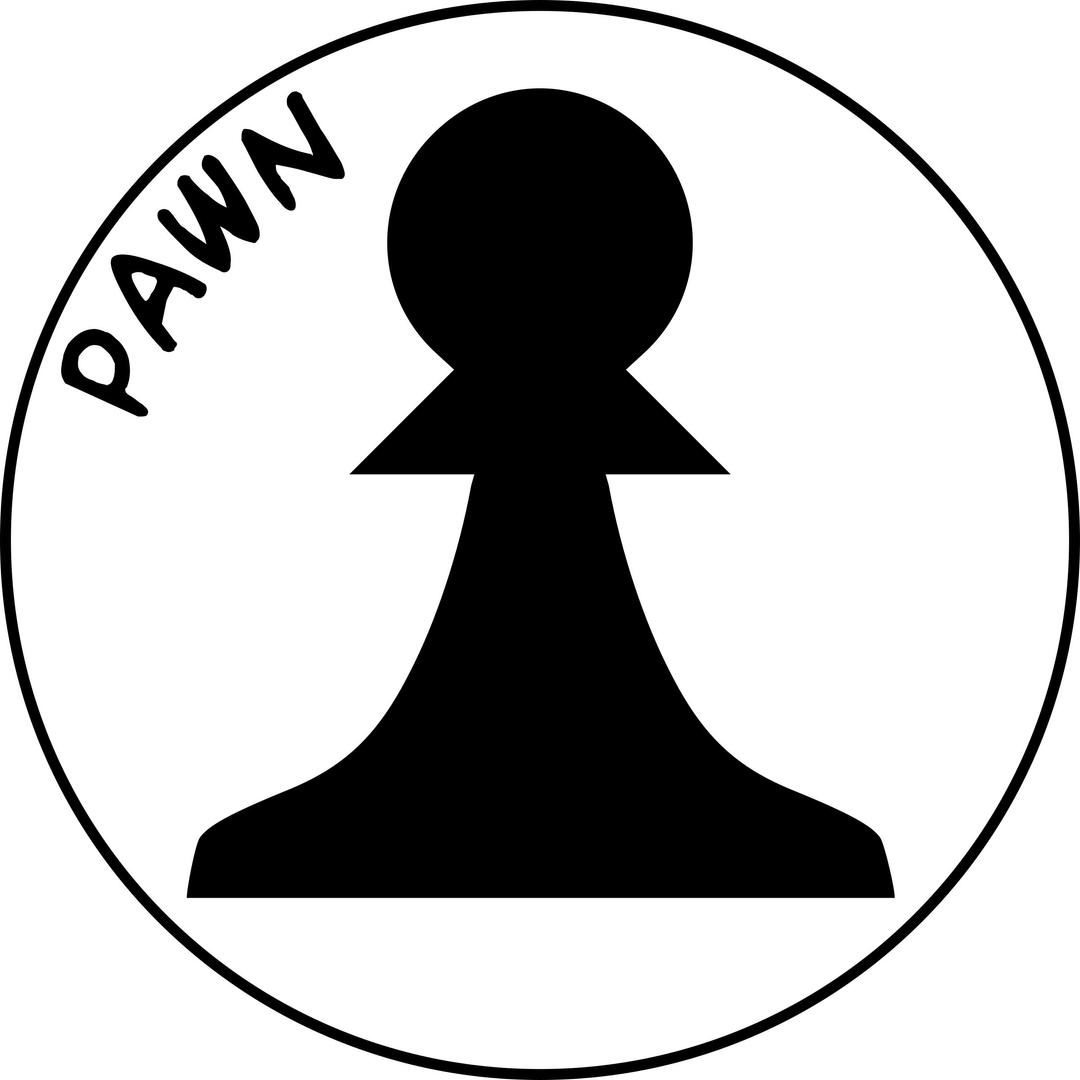 Chess Piece with Name - Black Pawn png transparent