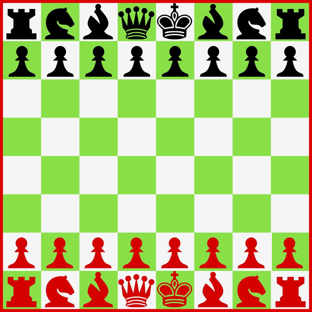 Chess Starting Position / Ajedrez Posición Inicial de Piezas png transparent