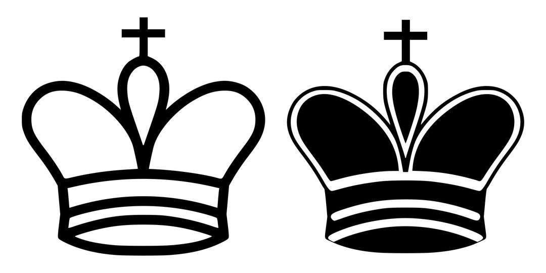 Chess tile - King png transparent
