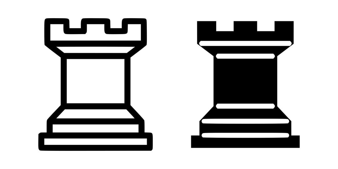 Chess tile - Rook png transparent