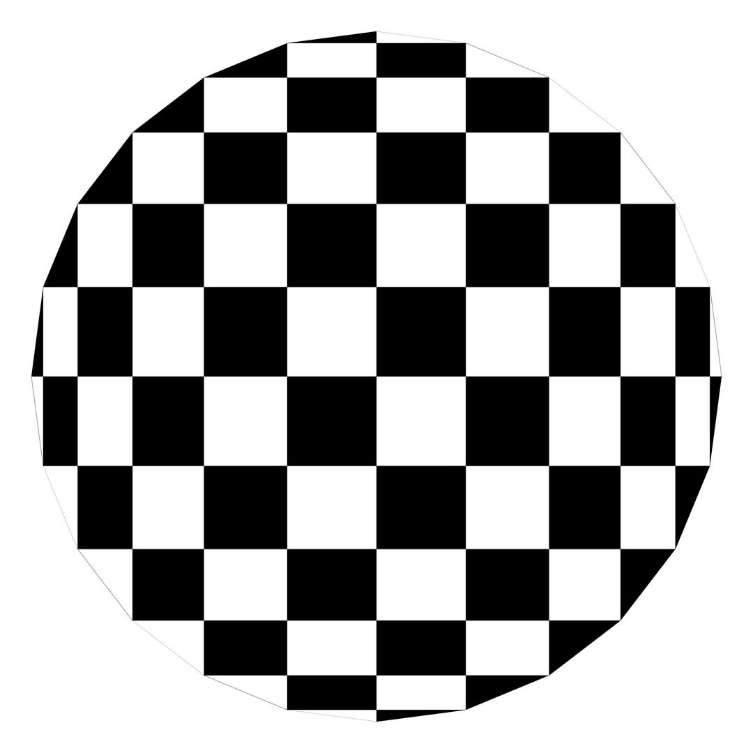 chessboard 24gon png transparent