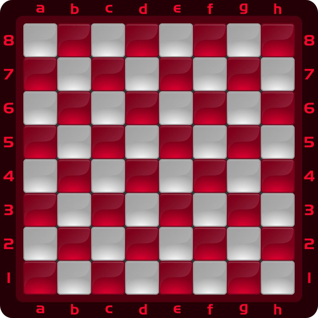 Chessboard Glossy Squares - Red png transparent