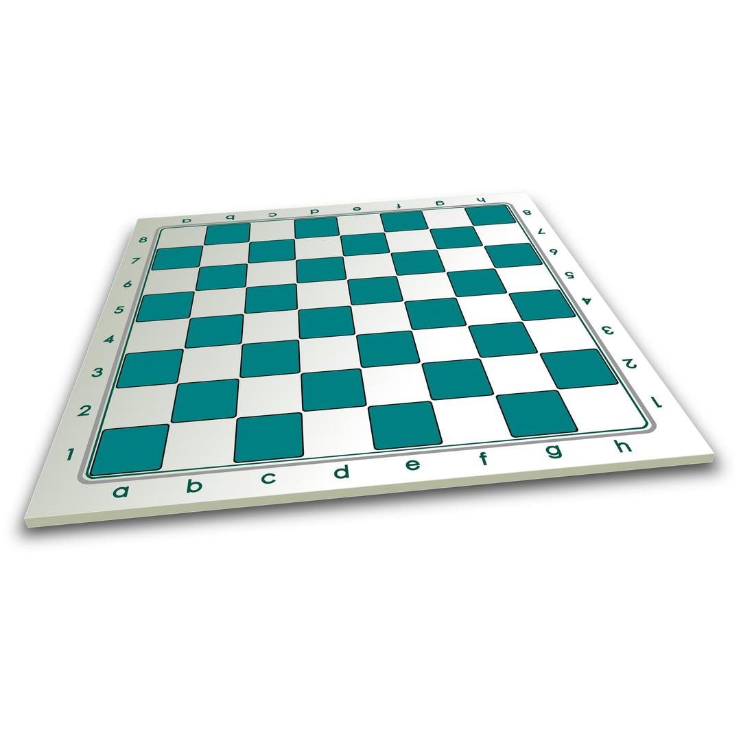 Chessboard in perspective 3D / Tablero en Perspectiva png transparent