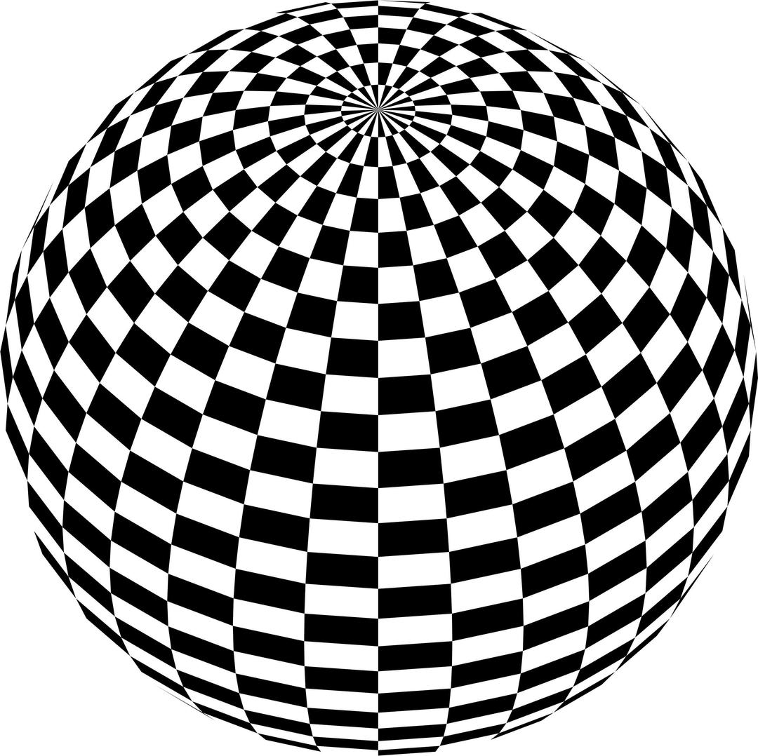chessboard sphere png transparent